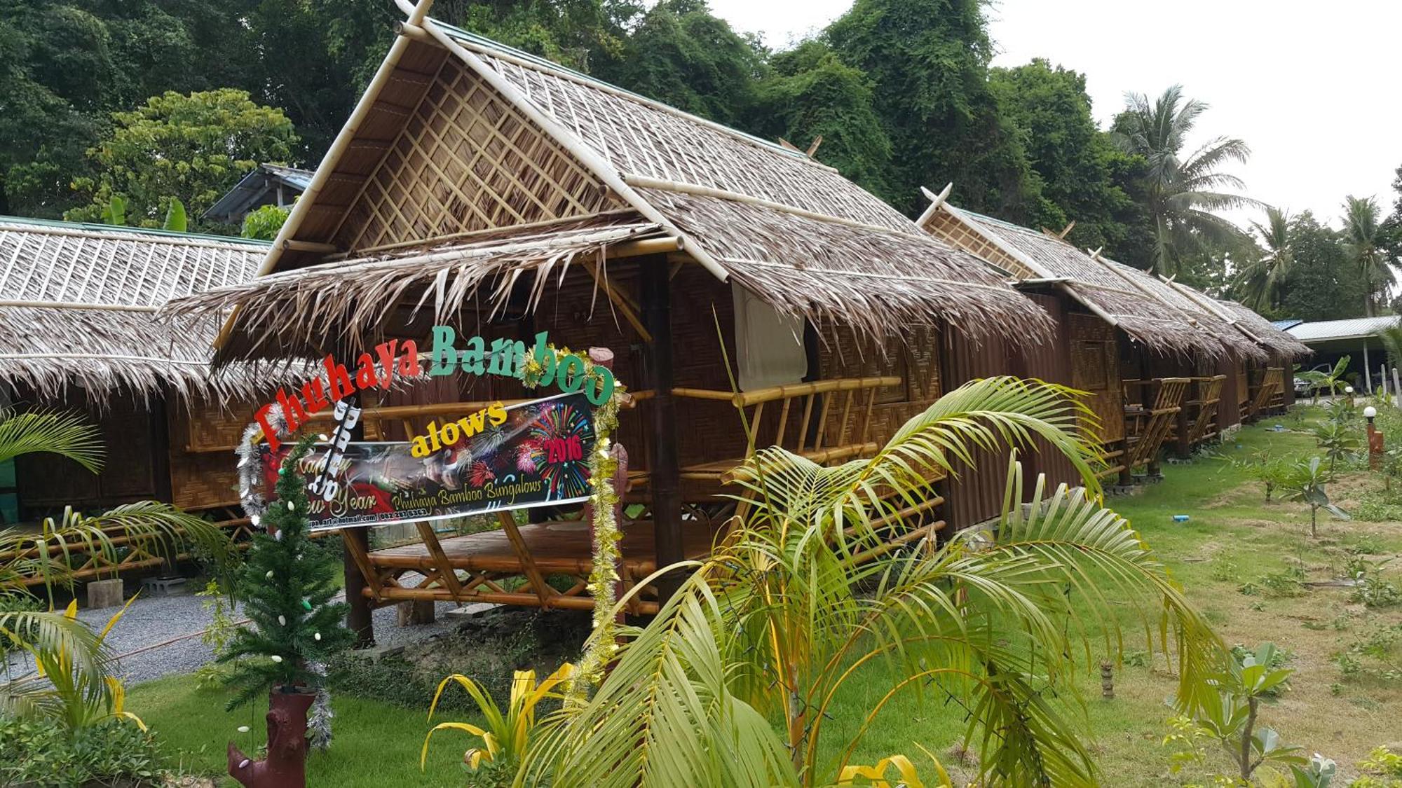 Phuhaya Bamboo Bungalows Ko Lanta Extérieur photo